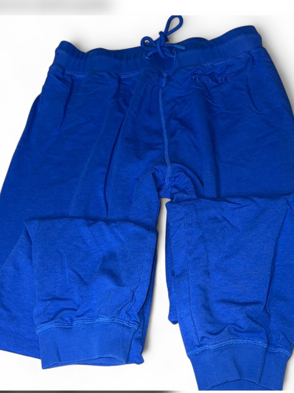 Negative Women's Cobalt Blue Drawstring Jogger Sweats - Picture 6 of 7